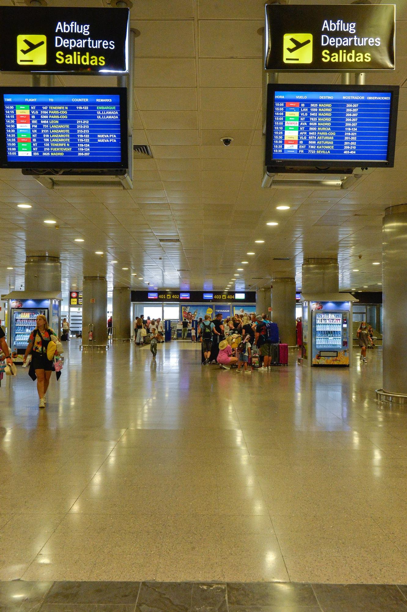 Huelga de compañías aéreas ben el Aeropuerto de Gran Canaria