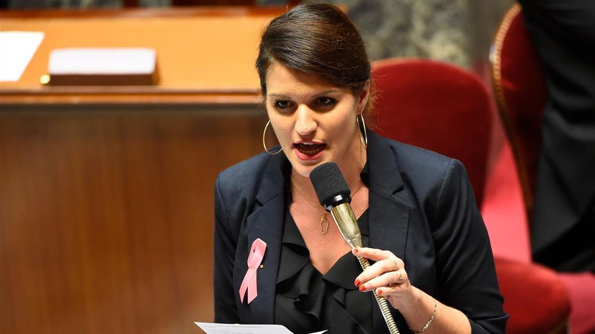 La ministra de igualdad de género francesa, Marlene Schiappa.