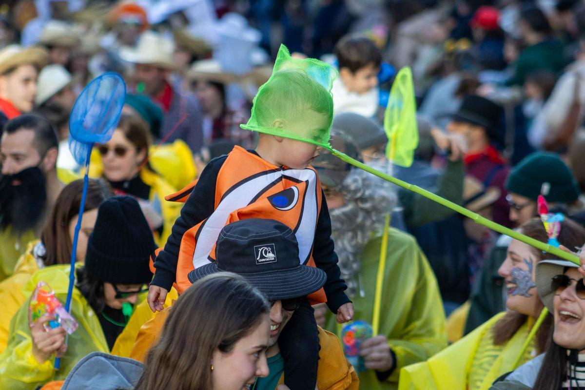 Vintedúas comparsas e dez carrozas: Santiago celebra o día grande do seu Entroido