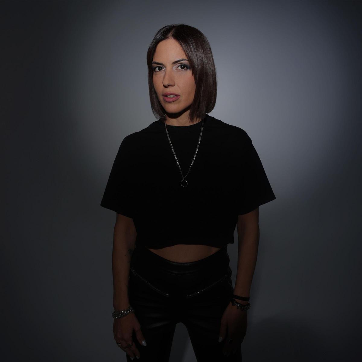 La DJ Anna Tur, en una sessió de fotografies