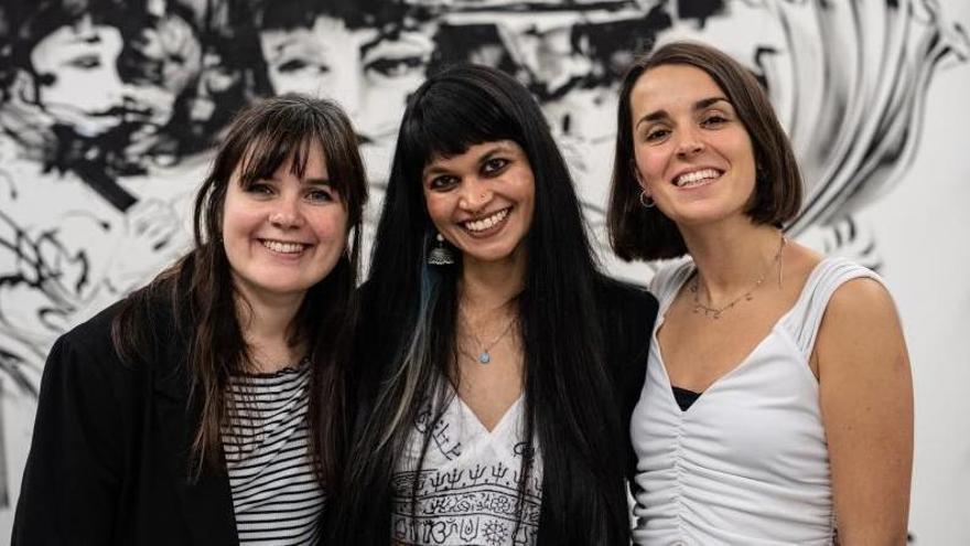 Jimena Andión, Yamini Prabhu y Laura Lorenzo son Samudra Trío.