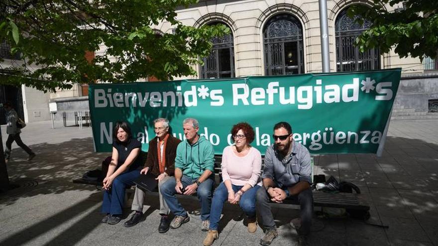 Ayuno y 24 horas en la calle para apoyar a los refugiados