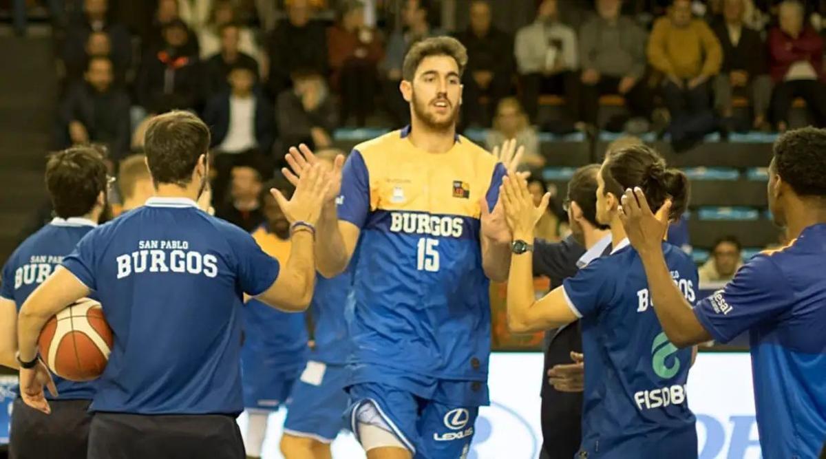Ignacio Rosa en su etapa con el San Pablo Burgos.