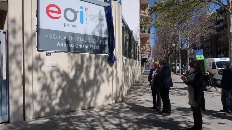 La Escuela Oficial de Idiomas de Palma es ya la EOI Andreu Crespí Plaza