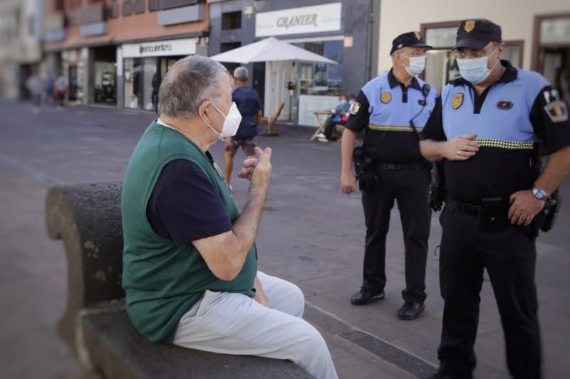 La Policía Local de La Laguna realiza controles Covid