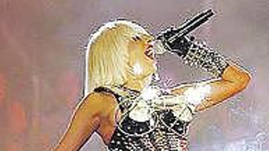 Lady Gaga, en concierto.