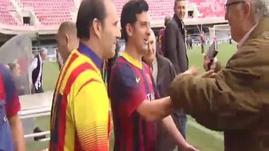 Los veteranos del Barça juegan su tradicional partido