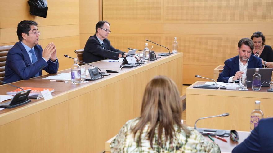 Un momento del pleno monográfico sobre el ITER celebrado ayer en el Cabildo de Tenerife. | | CARSTEN W. LAURITSEN