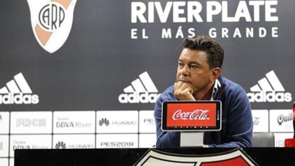 Marcelo Gallardo llama a la calma para la final de la Copa Libertadores