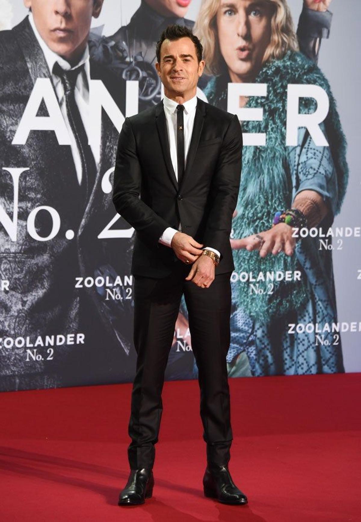 Justin Theroux, en el estreno de 'Zoolander 2' en Berlín.