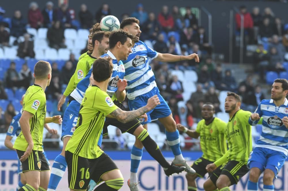 El Dépor cae 1-3 ante el Zaragoza