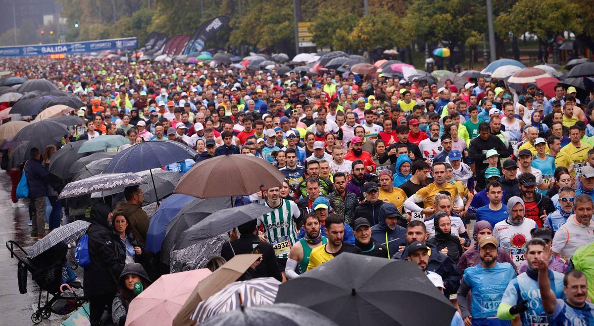 Salida de la pasada edición de la Media Maratón de Córdoba.