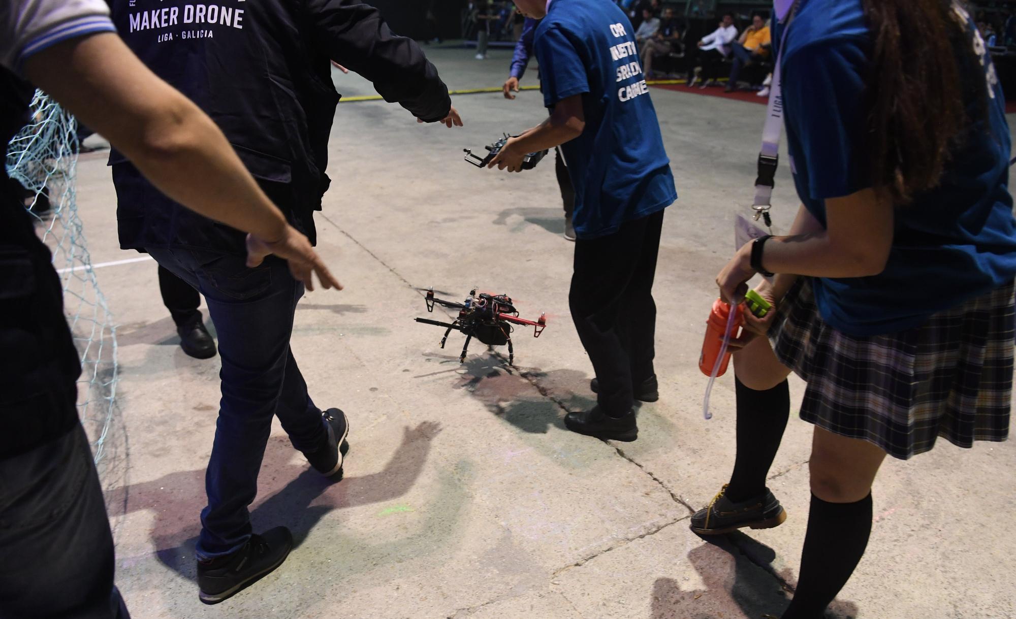 Drones en el Coliseum de A Coruña: Una competición de altos vuelos