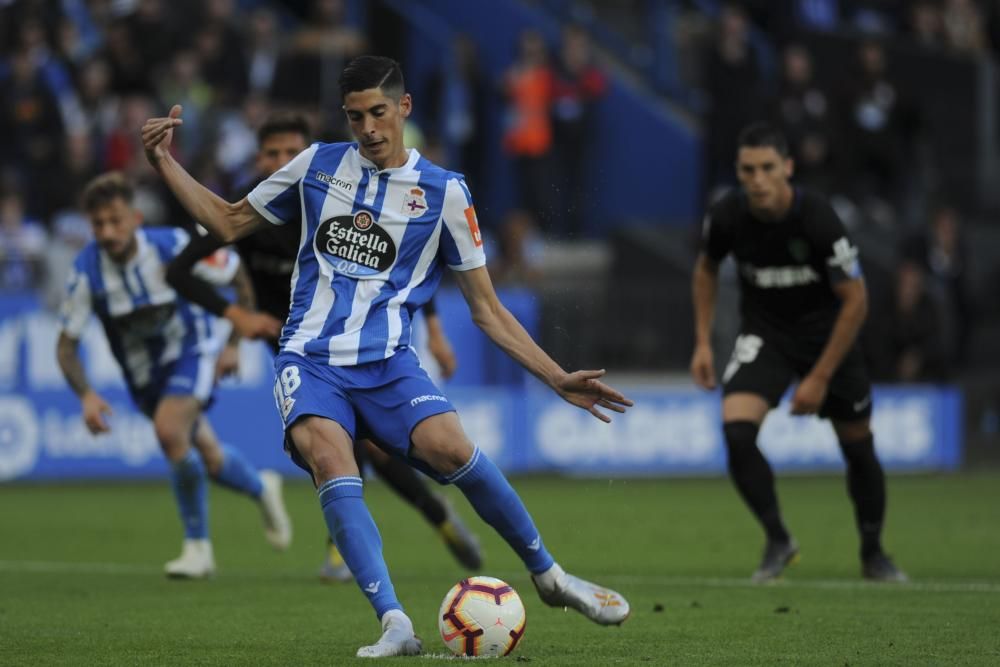 El Dépor remonta y le gana 4-2 al Málaga