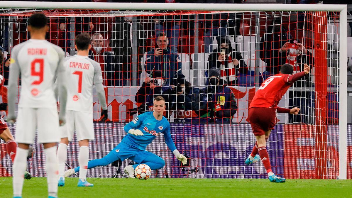 Lewandowski hace historia en la Champions: ¡hat-trick en 11 minutos! Una auténtica locura