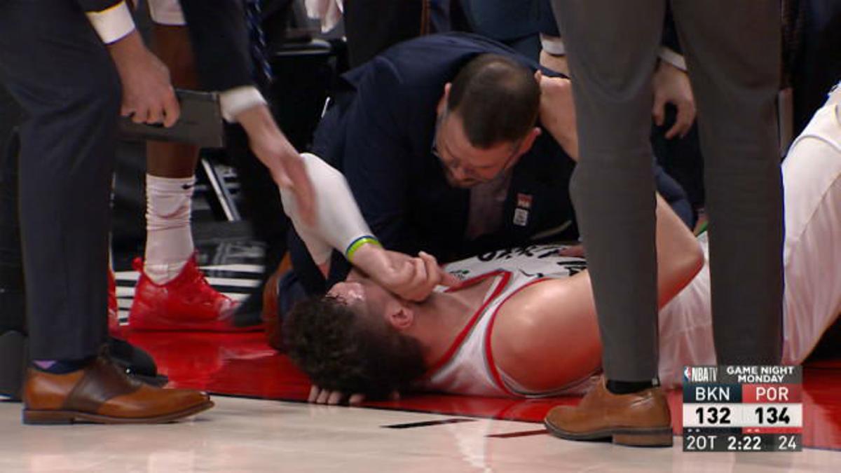La escalofriante lesión de Nurkic que ha conmocionado a la NBA