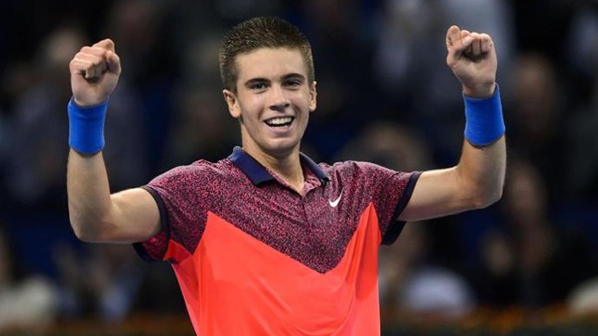 El joven croata Borna Coric ya sabe lo que es ganar a Rafa Nadal