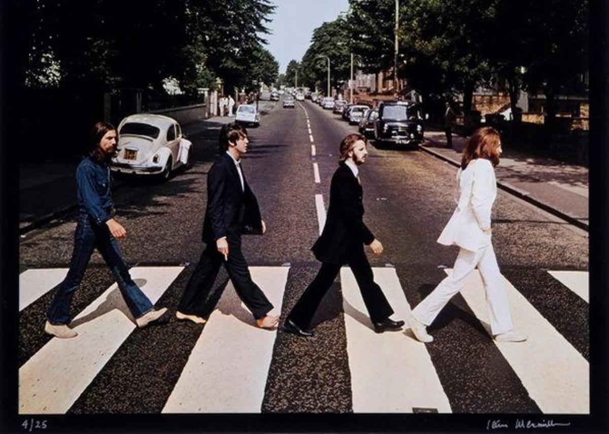 Els Beatles a Abbey Road.