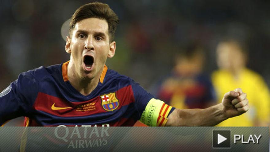 Los 10 mejores goles de Messi en 2015