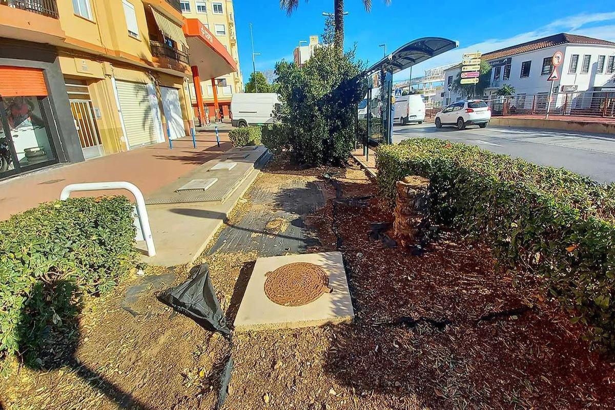 Zona donde está prevista la actuación.