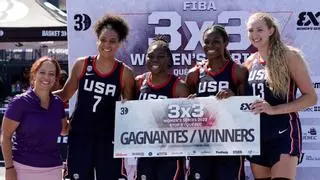 Lauren Cox, brillante campeona con EE. UU. del 3x3 Women's Series de Quebec