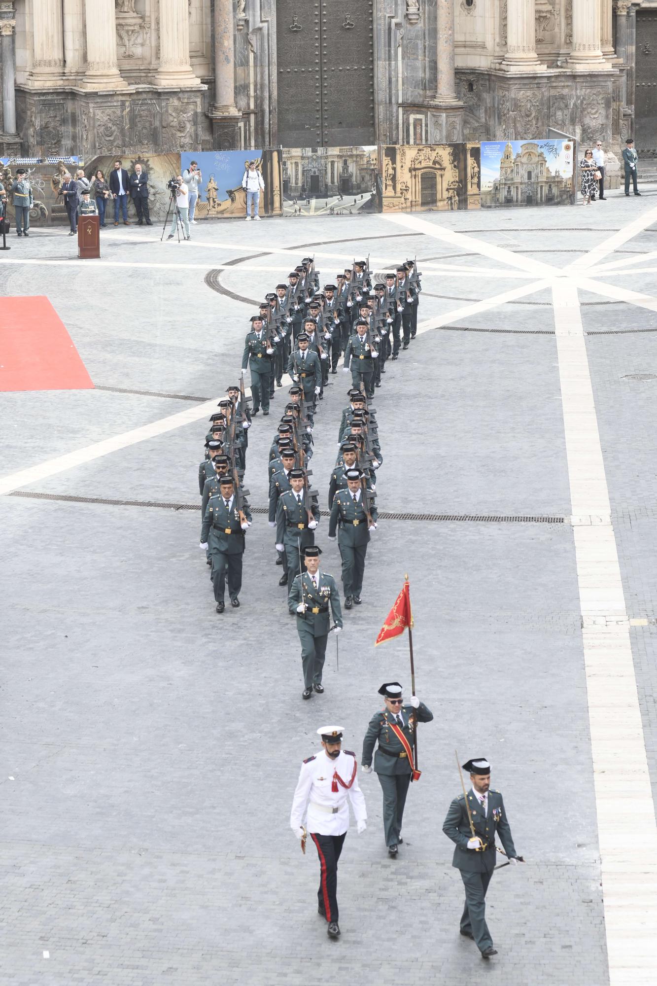 Acto institucional de la Guardia Civil en Murcia por el día de su Patrona