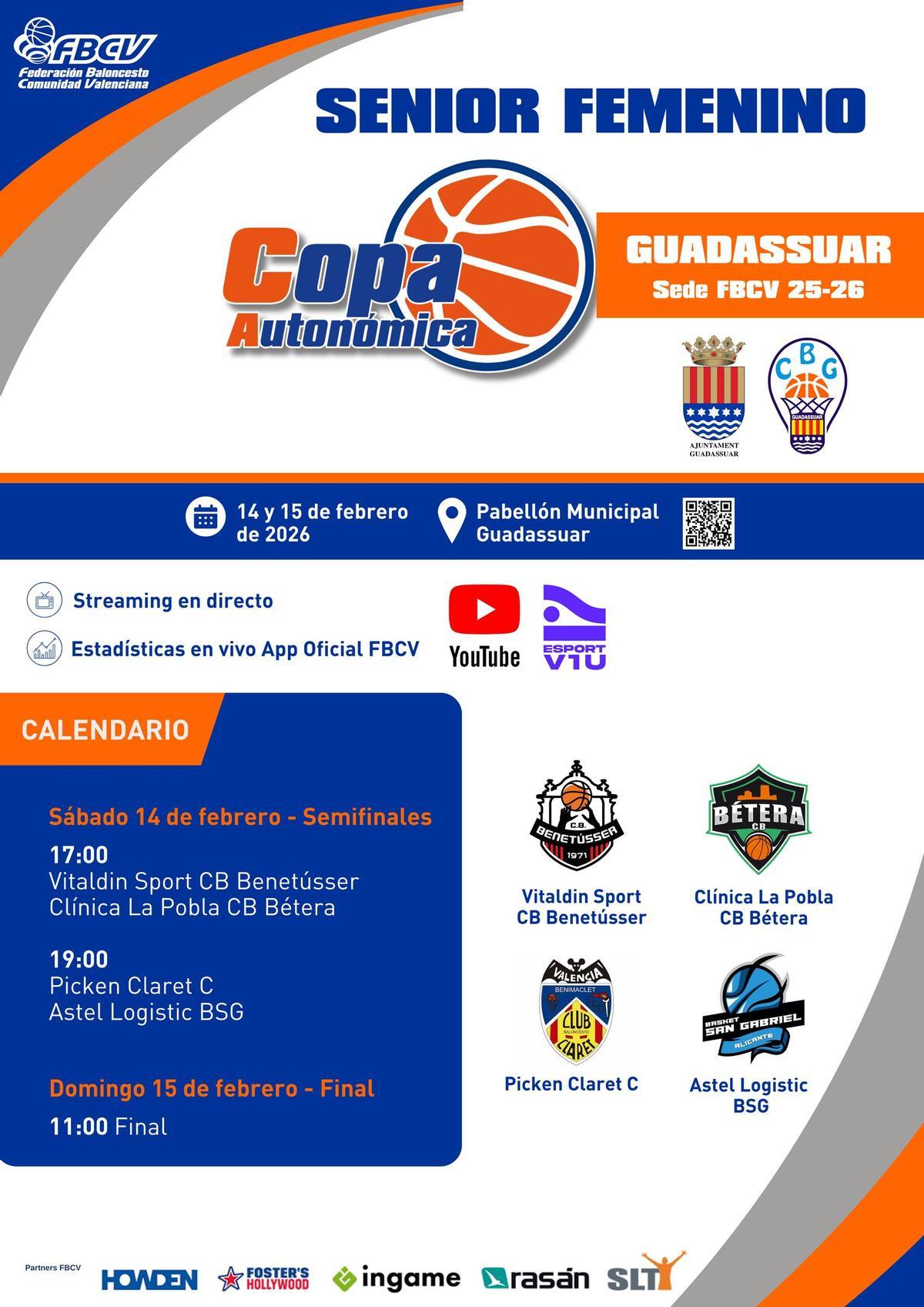 Cartel Copa SF Autonómico.