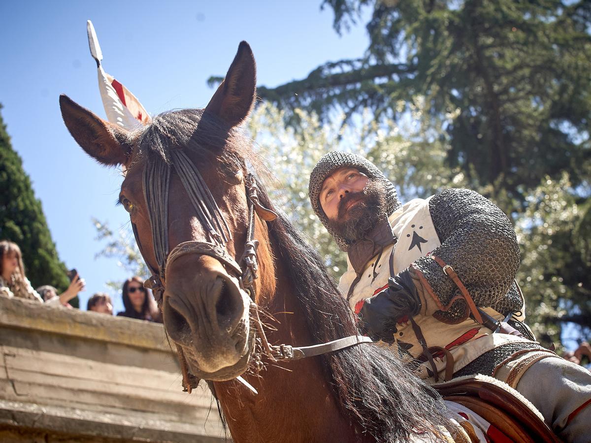 Un momento de la fiesta de Mont-Rodón en Monzón.