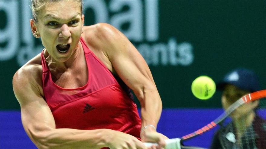 Desquites de Halep y Wozniacki en Singapur