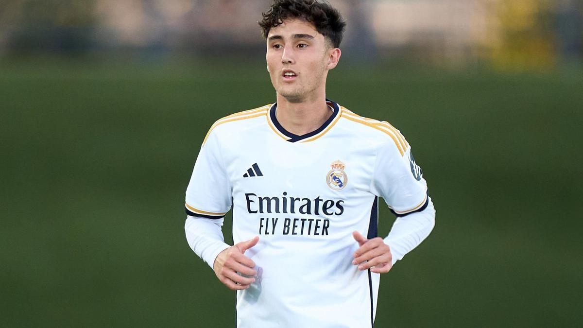 Jesús Fortea, lateral derecho de la cantera del Real Madrid que aspira a tener una oportunidad en el primer equipo.