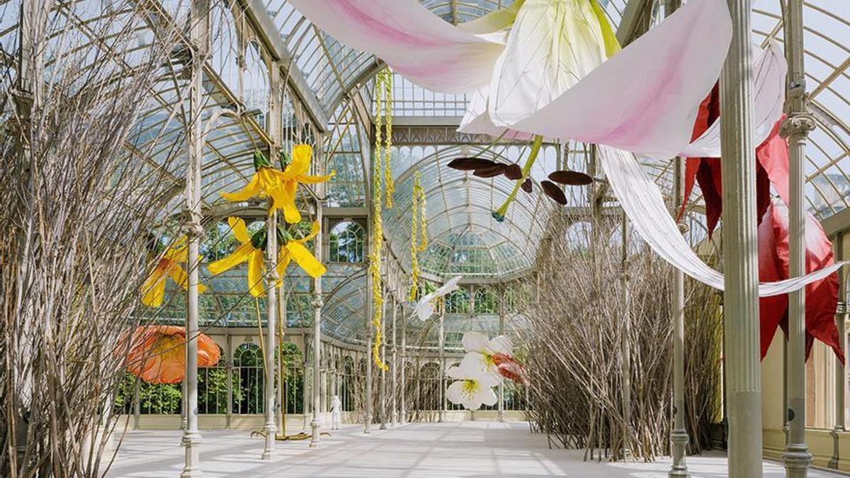 La instalación que Petrit Halijaj diseñó para el Palacio de Cristal de El Retiro.