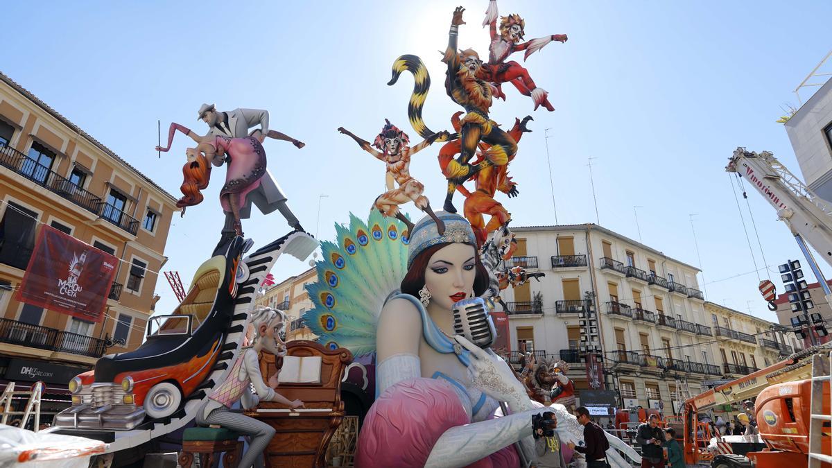 La plantà de la Falla Convento Jerusalem en 2019.