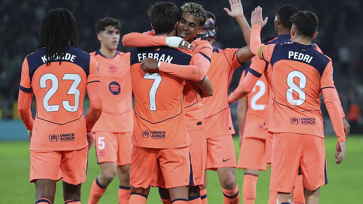 Golpe de autoridad del Barça ante el Betis al ritmo de Ferran