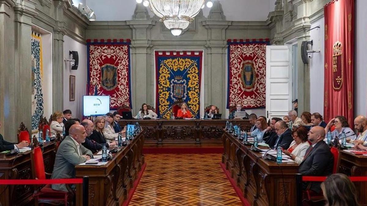 Pleno del Ayuntamiento de Cartagena, en una imagen de archivo