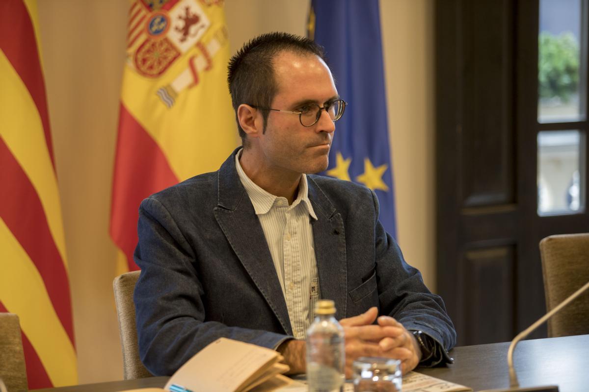 Juan Sacri en el encuentro &quot;Ací Europa: Energías renovables&quot;.