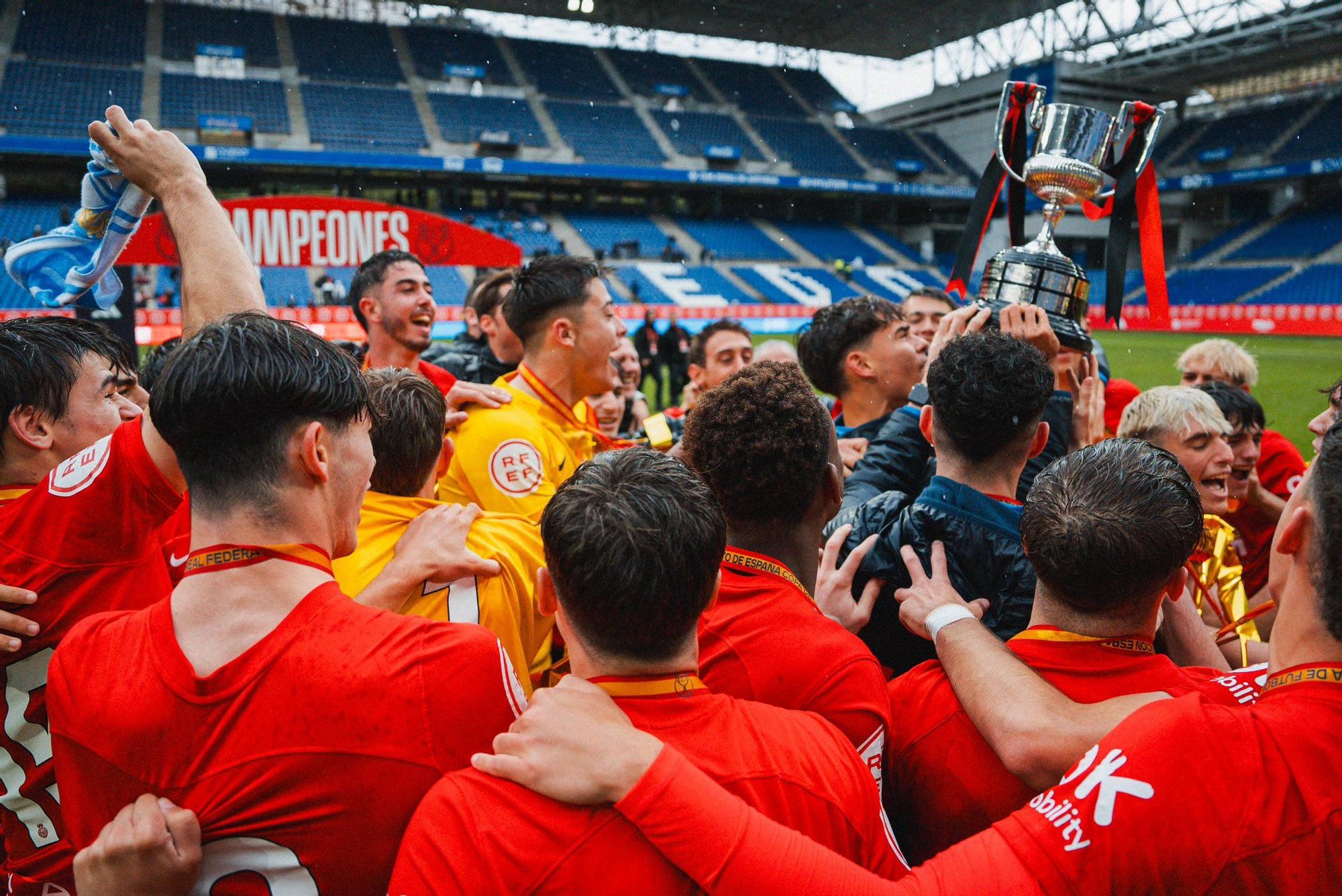 RCD Espanyol-RCD Mallorca, las imágenes de la Copa del Rey juvenil