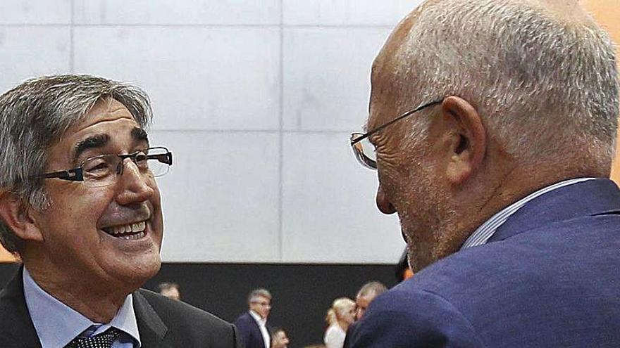 Jordi Beromeu y Juan Roig, en L&#039;Alqueria del Basket