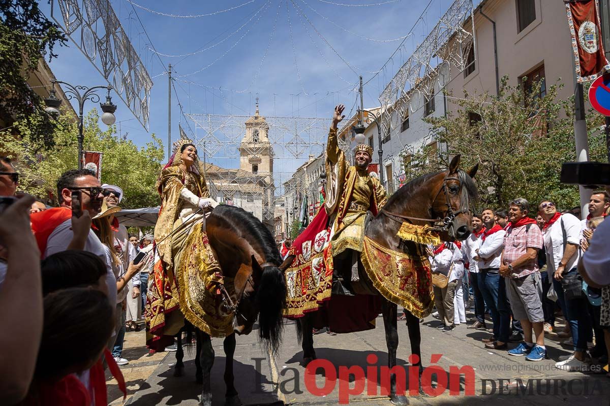 Moros y Cristianos en la mañana del dos de mayo en Caravaca