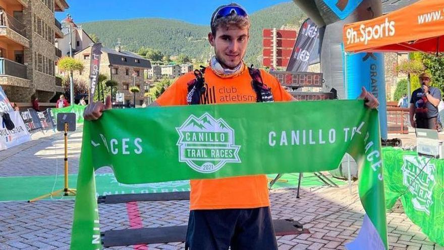 Miquel Àngel Capó, ganador del medio maratón en la Canillo Trail Races
