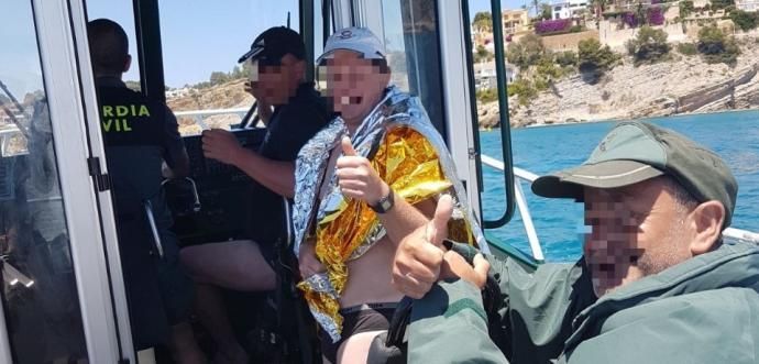 Los náufragos de Moraira pasaron 18 horas en el mar agarrados a una caja de sardinas