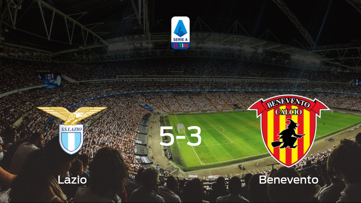 Los tres puntos se quedan en casa: Lazio 5-3 Benevento