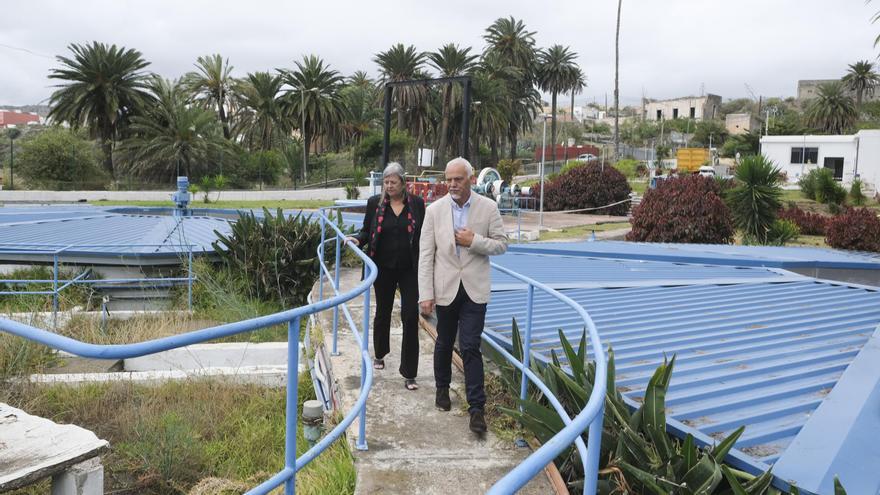 ¿Cuál es el destino del agua residual de Las Palmas de Gran Canaria?