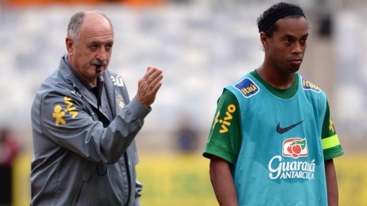Scolari apreció con rapidez las tremendas cualidades de Ronaldinho