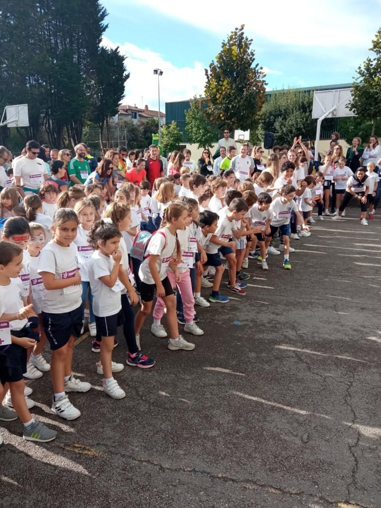 Carrera solidaria en el Colegio La Asunción