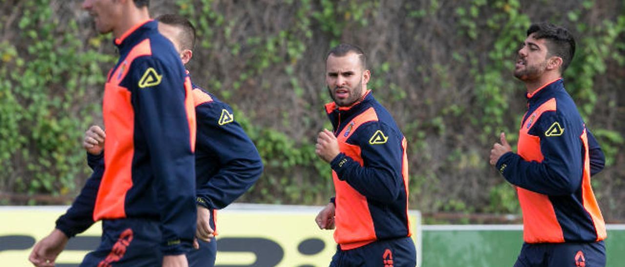 Jesé Rodríguez, el pasado miércoles, en Barranco Seco.