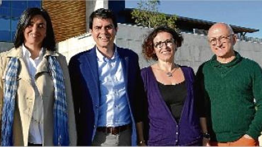 Maribel Cuadras, Marc Castells, Carme Riera i Pere Camps