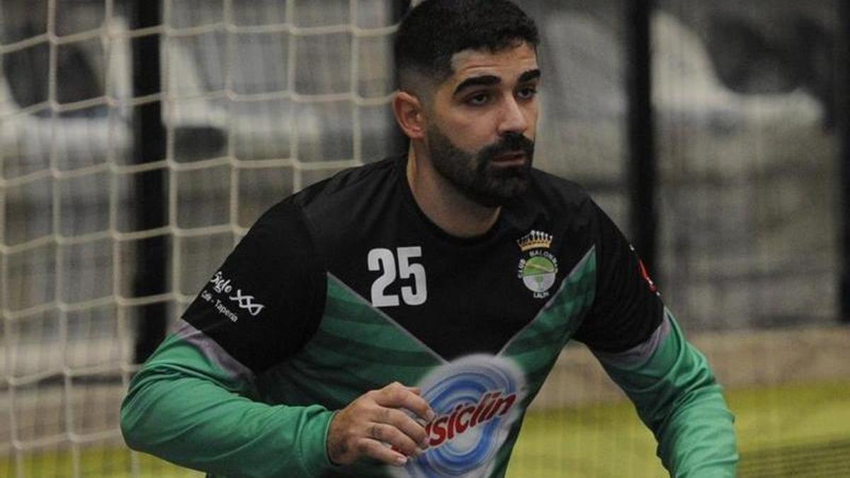 Iago en un partido reciente del Disiclín.