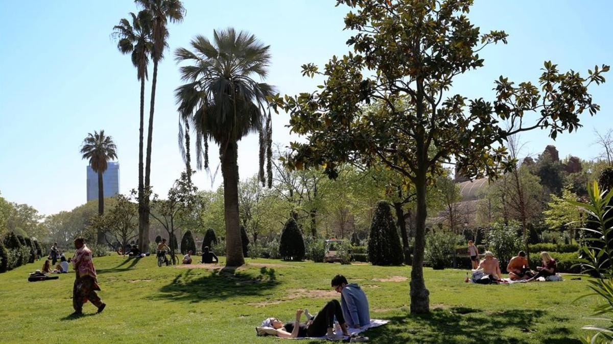 El parque de la Ciutadella, en Barcelona.