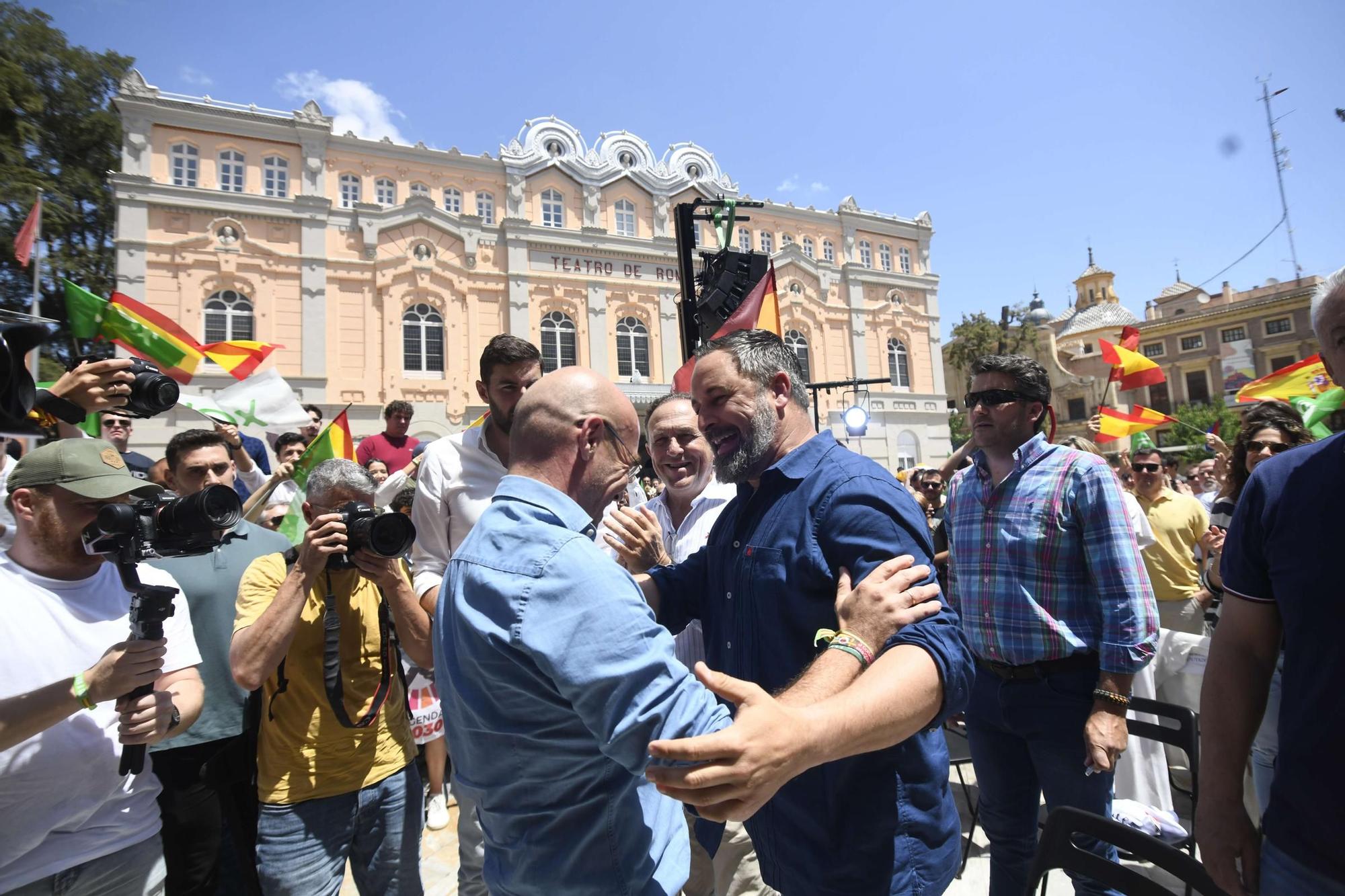 Acto de Santiago Abascal y Jorge Buxadé en Murcia