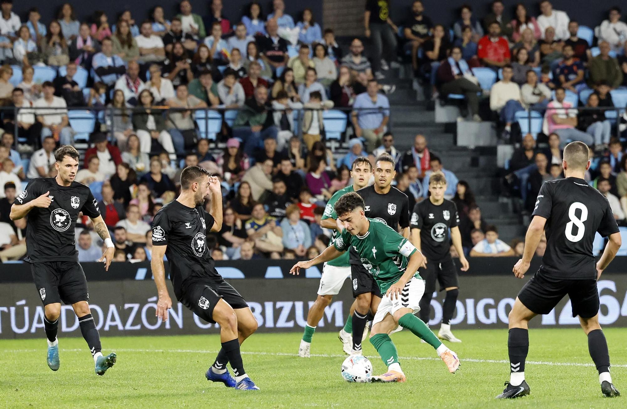 'Xuntos contra o lume': Celta - Selección de Ourense, en imágenes